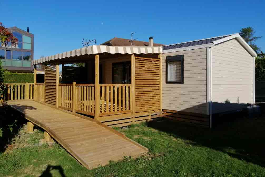 Extérieur mobil-home à Thonon-les-Bains bermudes